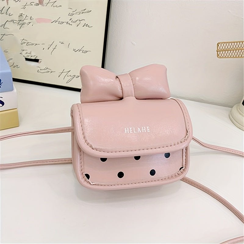 Bolsitas para niñas con lazo y estampado de lunares – Diseño moderno y divertido