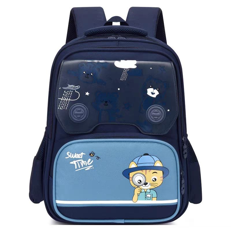 Mochila escolar infantil con estampados de caricaturas – ligera y divertida