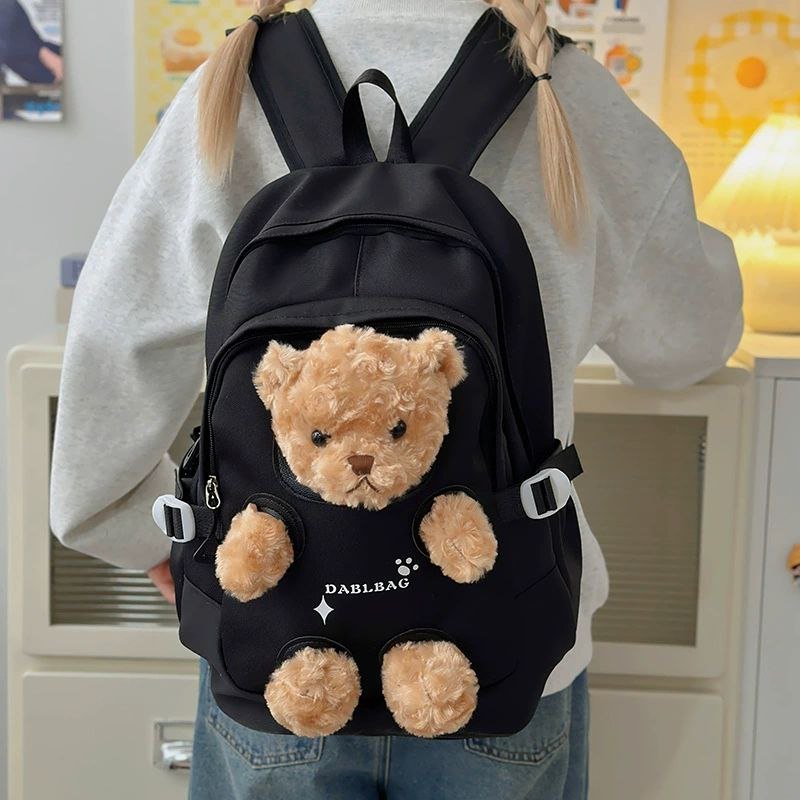 Mochila infantil con osito de caricatura – para niños y niñas