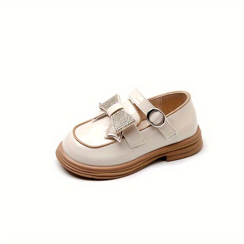 Zapato brillante para niñas con lazo elegante en España
