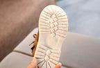 suela zapatos de invierno cálidos para niños