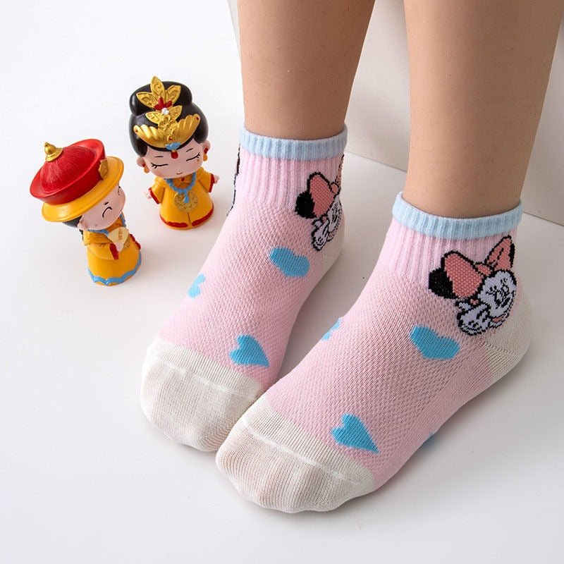 Calcetines de Minnie Mouse para niñas – 5 diseños diferentes