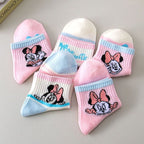 Calcetines de Minnie Mouse para niñas – 5 diseños diferentes