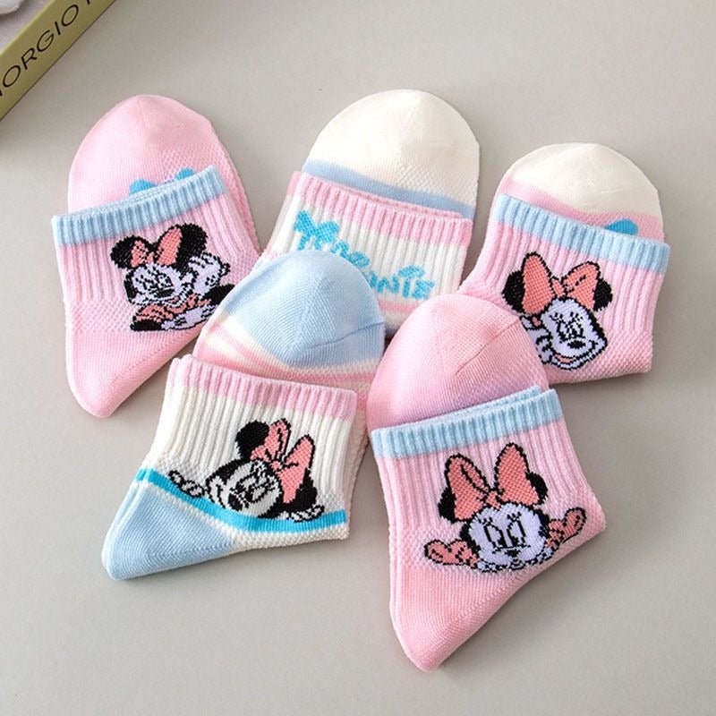 Calcetines de Minnie Mouse para niñas – 5 diseños diferentes