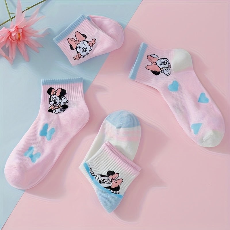 Calcetines de Minnie Mouse para niñas – 5 diseños diferentes