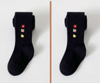Calcetines largos de algodón para niña con flores bordadas de todas las edades  en España