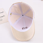 Gorra infantil con orejas de oso bordadas – Diseño divertido y caricaturesco