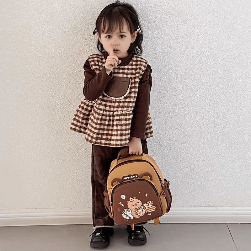 Mochila escolar “La Crèche Bébé” con estampado de osito