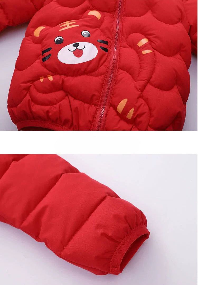 Abrigo de invierno cálido para niños.