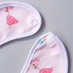 Baberos infantiles con estampados de dibujos animados – Diseño veraniego unisex