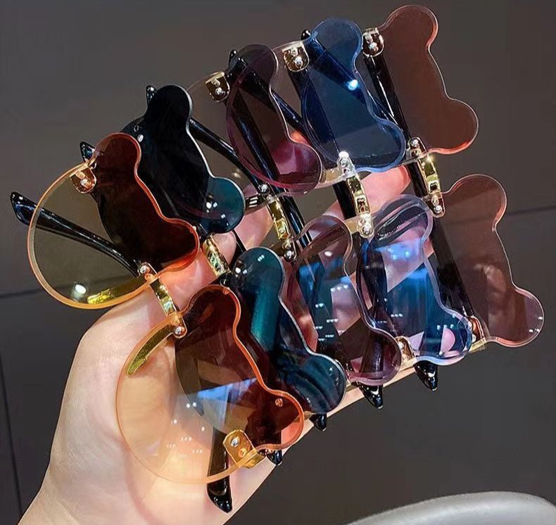 Gafas de sol para niños con diseño de oso