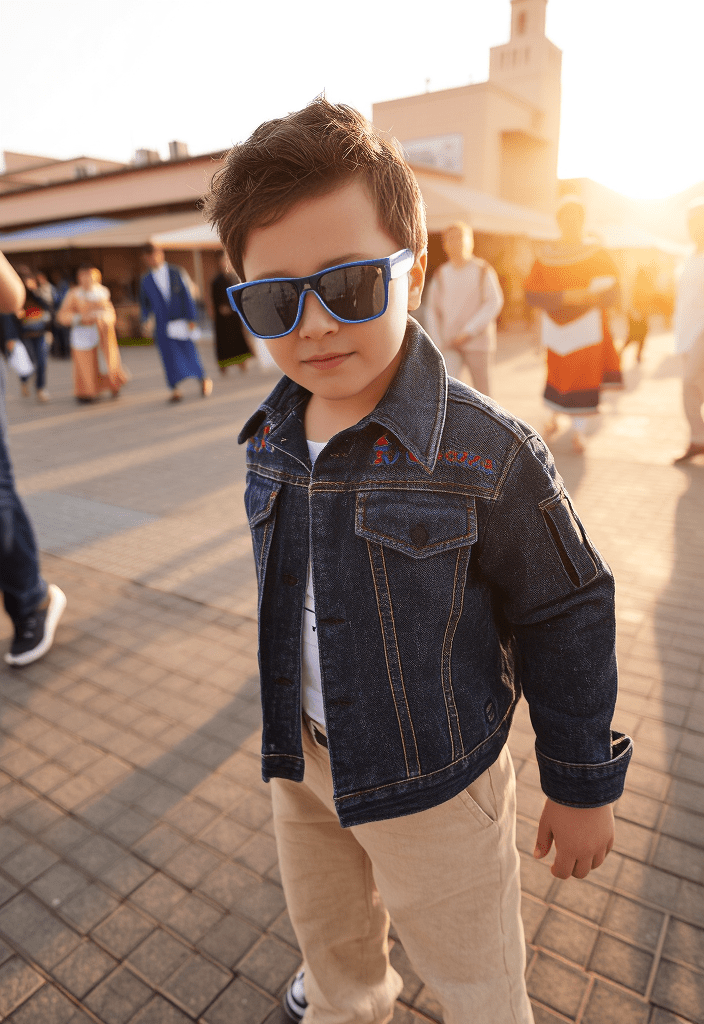 Gafas de sol para niños pequeños: montura cuadrada ancha con lentes oscuras protectoras