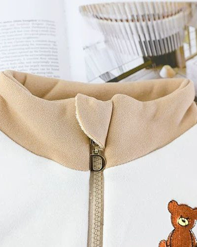 Conjunto de invierno niño 2 piezas chaqueta con cremallera y pantalón deportivo Lucky Bear en España