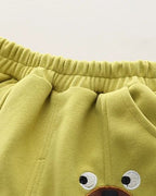 Conjunto infantil de chándal bebé 2 piezas: chaqueta con capucha y pantalón con estampado de osito para otoño invierno en España