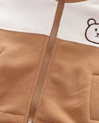 Conjunto ropa bebé invierno 2 piezas: chaqueta y pantalón con bolso pequeño tipo peluche  conjunto niño invierno en España