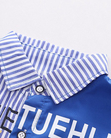 Conjunto niño verano camisa manga corta y pantalón vaquero infantil en España