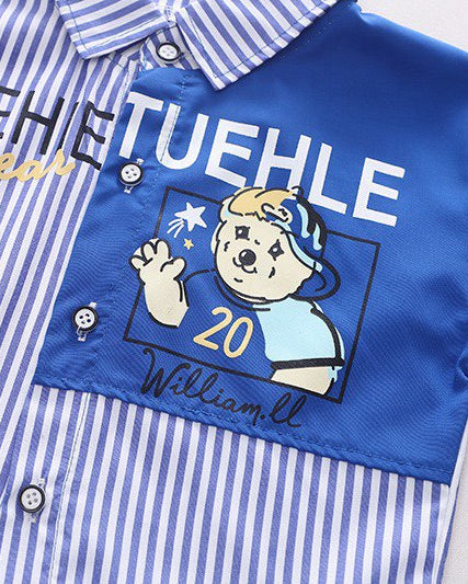Conjunto niño verano camisa manga corta y pantalón vaquero infantil en España