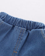 Conjunto niño verano camisa manga corta y pantalón vaquero infantil en España