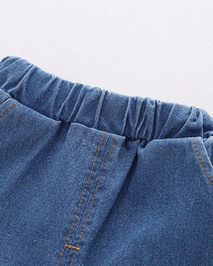 Conjunto niño verano camisa manga corta y pantalón vaquero infantil en España