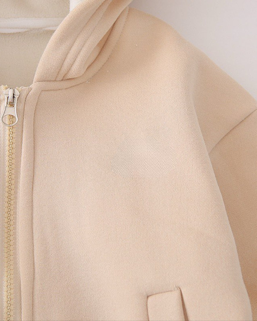 Conjunto niña invierno 2 piezas chaqueta acolchada y pantalón de algodón rosa en España