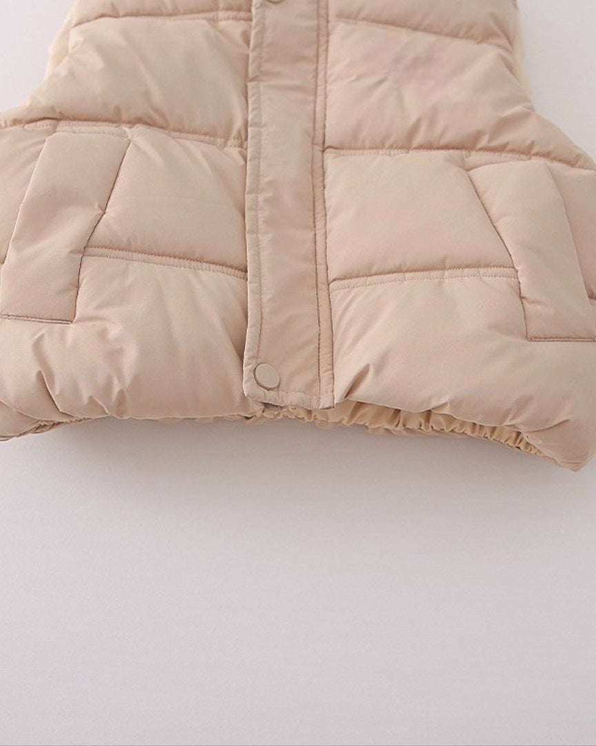 Conjunto niña invierno 2 piezas chaqueta acolchada y pantalón de algodón rosa en España