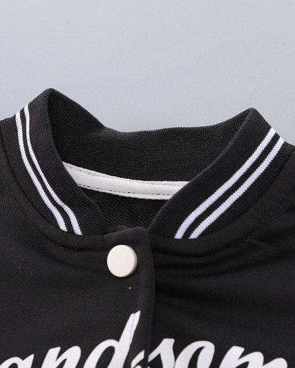 Conjunto deportivo infantil 3 piezas bebé y niño con chaqueta varsity y pantalón cómodo ropa niño en España