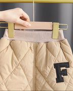 Conjunto bebé niño invierno acolchado de algodón 2 piezas con letra F (chaqueta y pantalón) en España