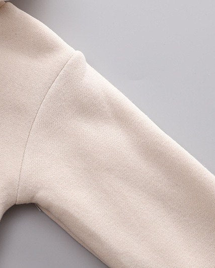 Conjunto bebé invierno 3 piezas ropa bebé invierno chaqueta de felpa, sudadera con capucha y pantalón en España