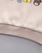 Conjunto bebé invierno 3 piezas ropa bebé invierno chaqueta de felpa, sudadera con capucha y pantalón en España