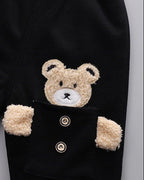 Conjunto bebé invierno 3 piezas ropa bebé invierno chaqueta de felpa, sudadera con capucha y pantalón en España