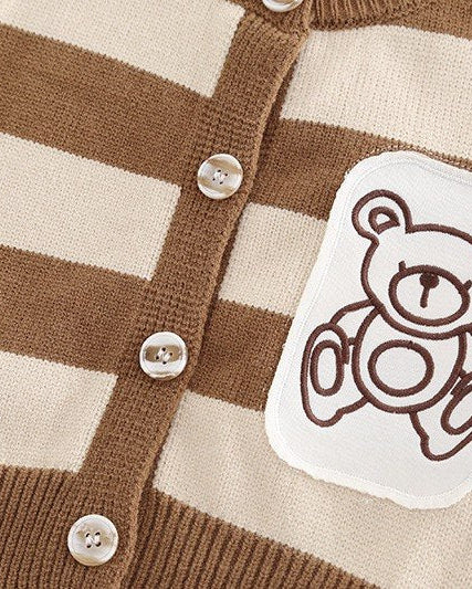 Conjunto bebé niño 3 piezas ropa infantil a rayas con pantalón cargo en España