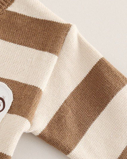 Conjunto bebé niño 3 piezas ropa infantil a rayas con pantalón cargo en España