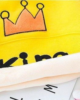 Conjunto niño 2 piezas sudadera con capucha y pantalón vaquero estilo King en España