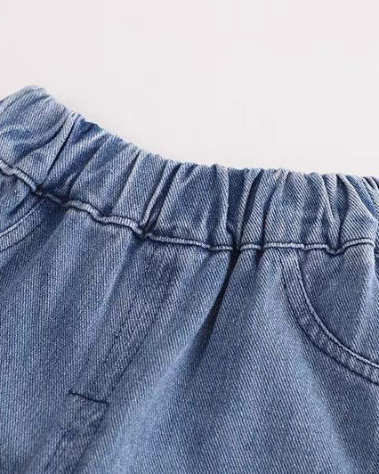 Conjunto Niño Otoño 3 Piezas Chaleco Osito y Vaqueros