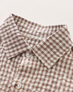 Conjunto para Niño de Punto y Cuadros Estilo Casual Premium