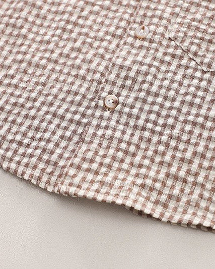 Conjunto para Niño de Punto y Cuadros Estilo Casual Premium