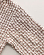 Conjunto para Niño de Punto y Cuadros Estilo Casual Premium