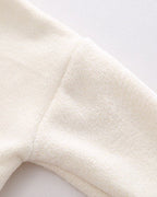 Conjunto bebé invierno 2 piezas de terciopelo con oso 3D