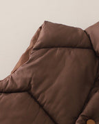 Conjunto Infantil de Invierno 3 Piezas con Chaleco Acolchado, Sudadera con Capucha y Pantalón