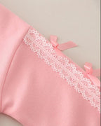 Conjunto Infantil para Niña con Corazón 3D y Pantalón Vaquero Cómodo y Elegante