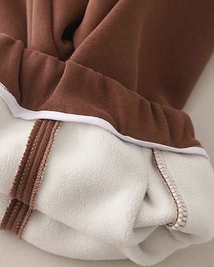 Conjunto Infantil de Invierno 3 Piezas con Chaleco Acolchado, Sudadera con Capucha y Pantalón