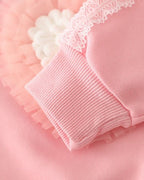 Conjunto Infantil para Niña con Corazón 3D y Pantalón Vaquero Cómodo y Elegante