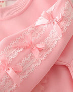Conjunto Infantil para Niña con Corazón 3D y Pantalón Vaquero Cómodo y Elegante