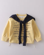 Conjunto Infantil 3 Piezas para Niño con Chaleco de Punto y Pantalón Cargo Casual