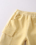 Conjunto Infantil 3 Piezas para Niño con Chaleco de Punto y Pantalón Cargo Casual