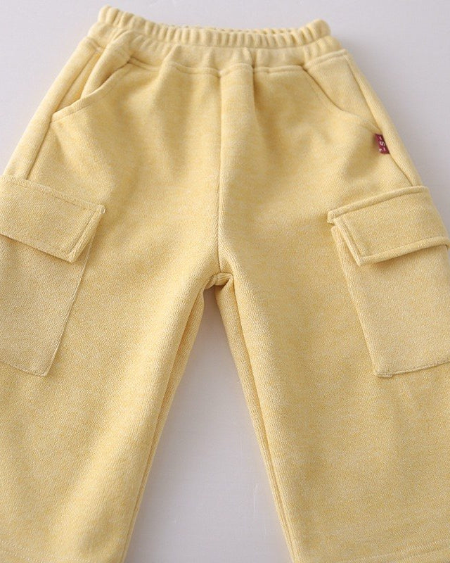 Conjunto Infantil 3 Piezas para Niño con Chaleco de Punto y Pantalón Cargo Casual