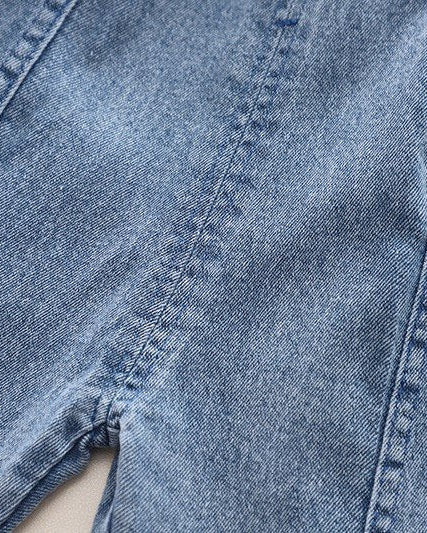 Conjunto Infantil para Niña con Sudadera Bordada y Pantalón Vaquero Moda Cómoda y Elegante
