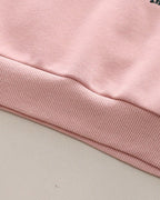 Conjunto Infantil para Niña con Sudadera Bordada y Pantalón Vaquero Moda Cómoda y Elegante