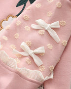 Conjunto Infantil para Niña con Sudadera Bordada y Pantalón Vaquero Moda Cómoda y Elegante