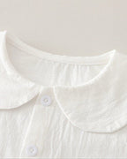 Conjunto Elegante de 3 Piezas para Niña  Chaleco de Punto, Blusa y Pantalón Vaquero
